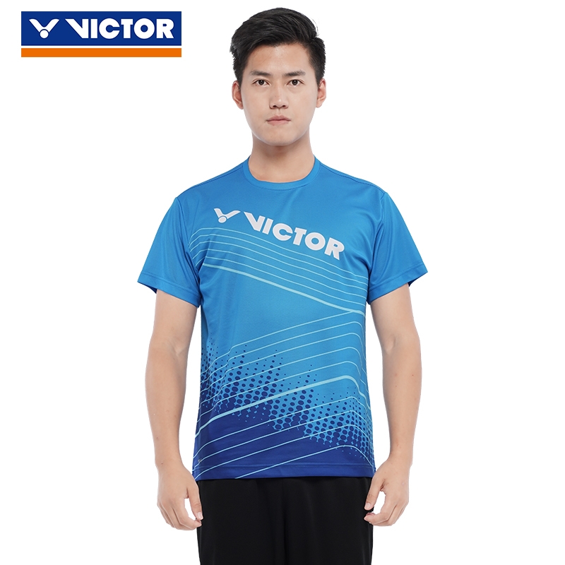 Victor威克多正品羽毛球服 勝利T-00010 T恤 男款